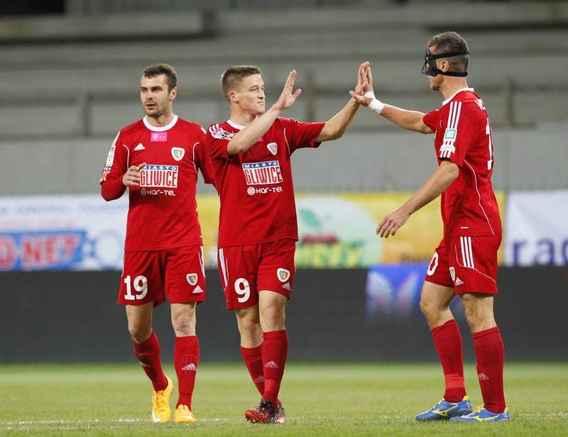 Football. T-Mobile Ekstraklasa. Podbeskidzie Bielsko Biala - Piast Gliwice. 27.09.2013