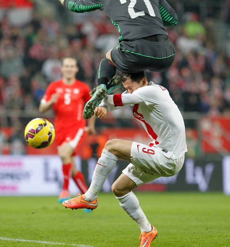 Football. International Friendly. Poland - Switzerland. 18.11.2014