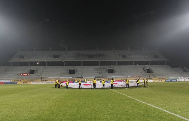Football. T-Mobile Ekstraklasa. Gornik Zabrze - Pogon Szczecin. 24.11.2012
