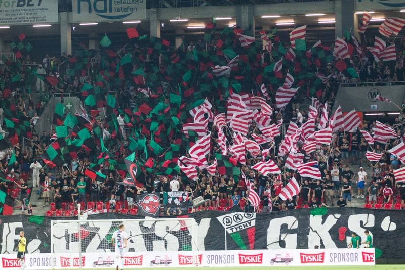 Football. Polish Cup. GKS Tychy - Cracovia Krakow. 09.08.2017