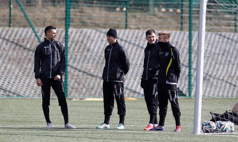 Football. GKS Katowice. Training. 28.05.2015