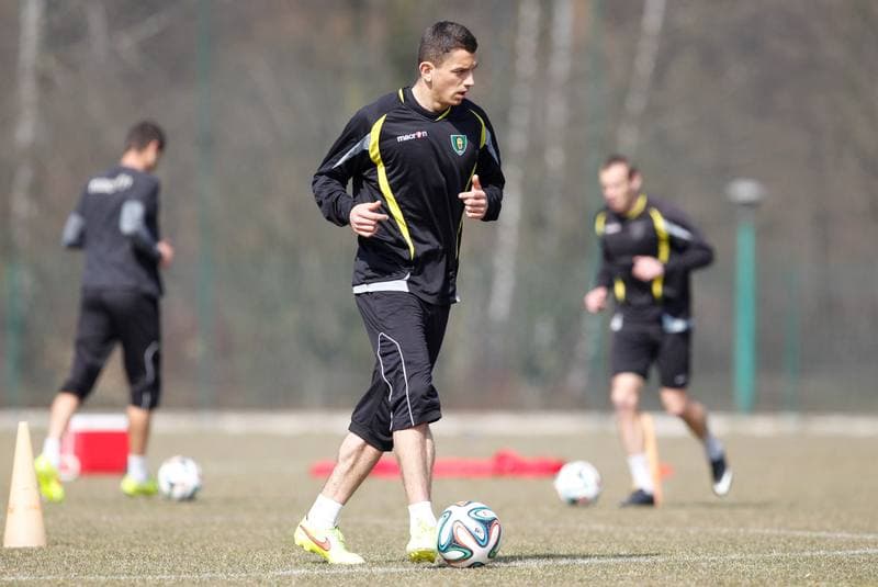 Football. GKS Katowice. Training. 28.05.2015