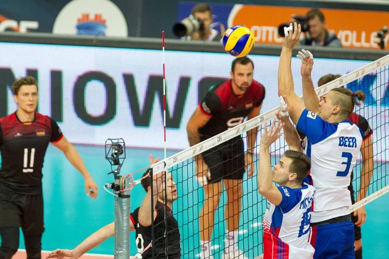 Volleyball. CEV EuroVolley. Germany - Czech Republic. 31.08.2017