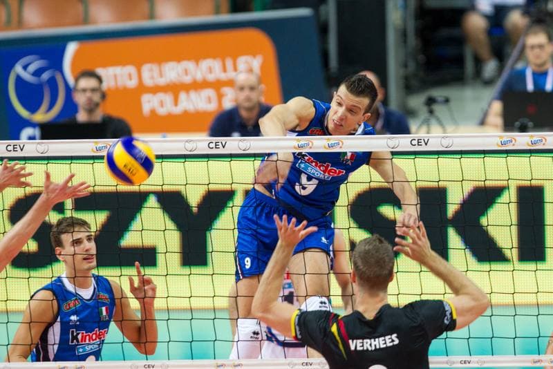 Volleyball. CEV EuroVolley 2017. Belgium - Italy. 31.08.2017
