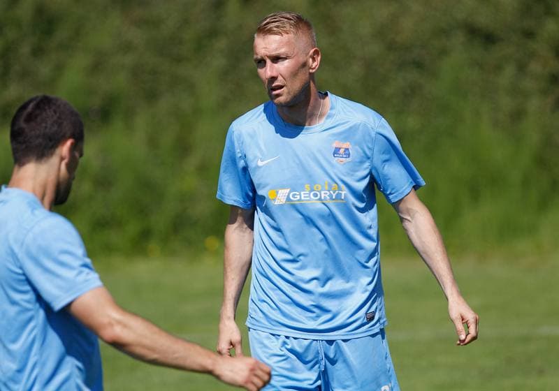 Football. Termalica Bruk-Bet Nieciecza. Training. 03.07.2015