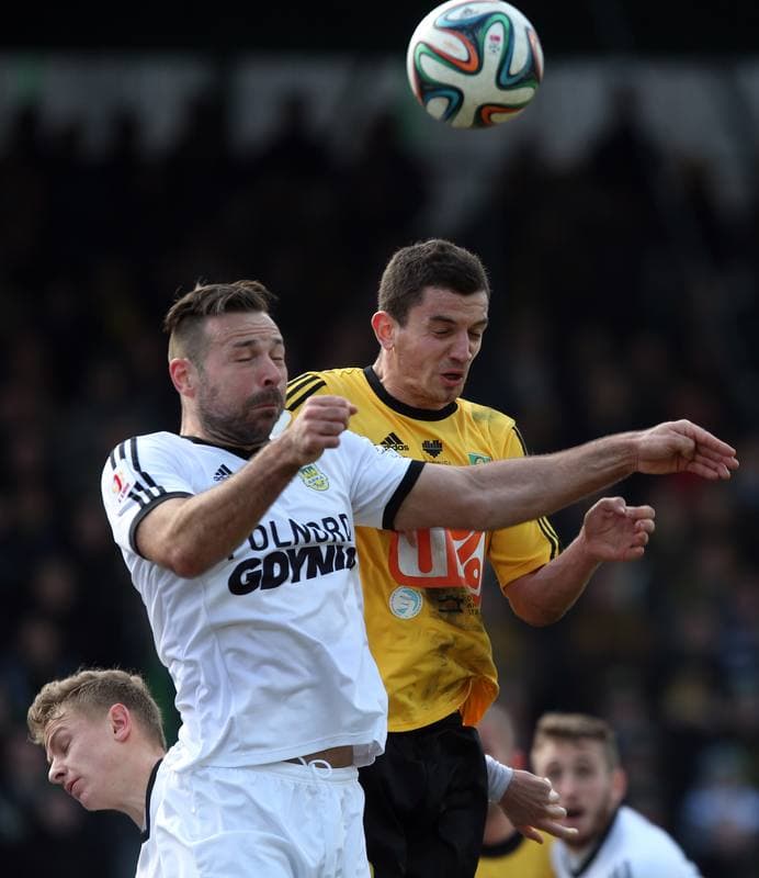 Football. I Liga. GKS Katowice - Arka Gdynia. 06.03.2016