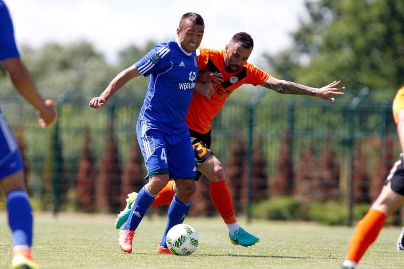 Football. Sparing. Zaglebie Lubin - Ruch Chorzow. 18.06.2016