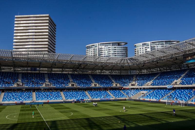 Football. UEFA Europa League. Slovan Bratislava - KF Feronikeli. 24.07.2019