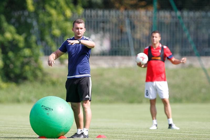 Football. Gornik Zabrze. Training. 11.08.2017