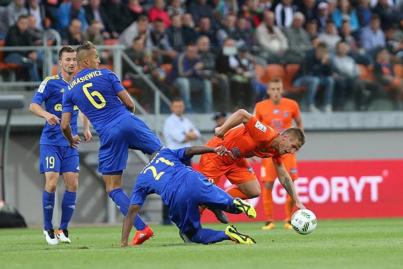 Football. Lotto Ekstraklasa. Bruk-Bet Termalica Nieciecza - Arka Gdynia. 18.07.2016