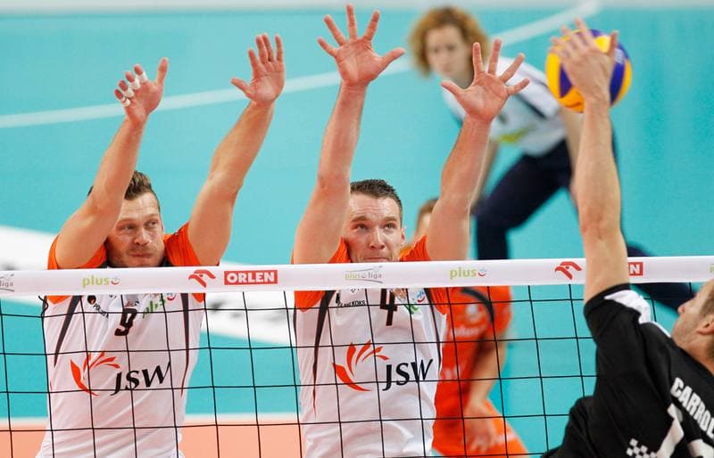 Volleyball. Friendly Match. Jastrzebski Wegiel - Berlin Recycling Volleys. 01.10.2014