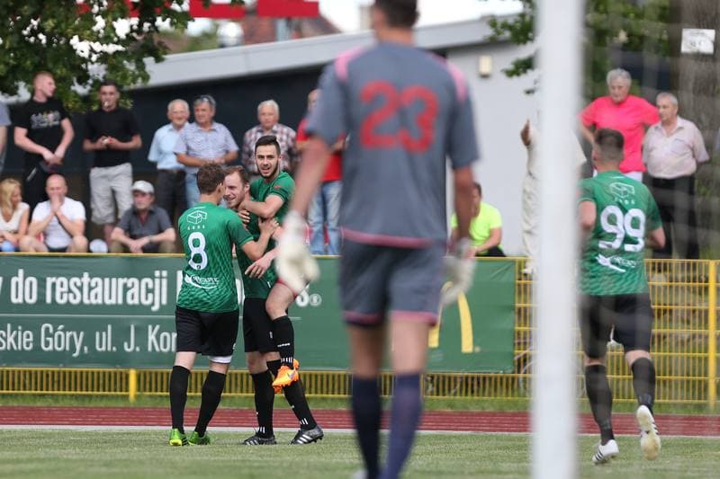 Football. Playoff for III Liga. Gwarek Tarnowskie Gory - Unia Turza Slaska. 18.06.2016