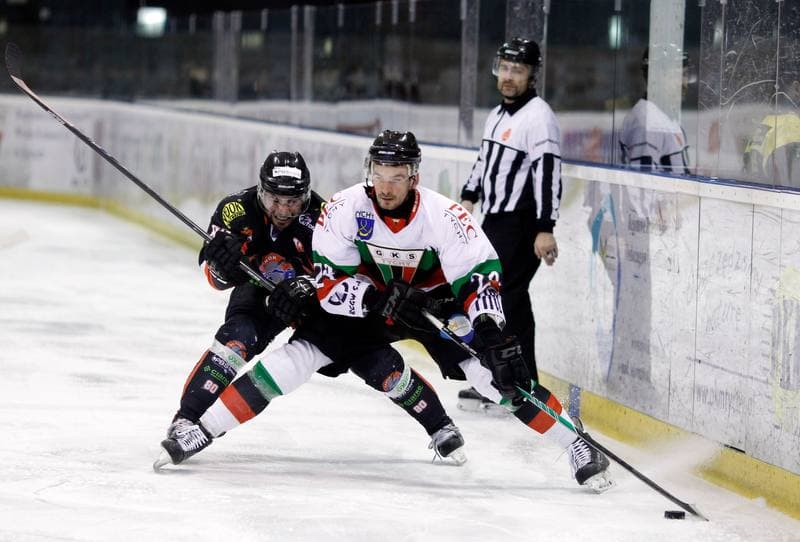 Ice Hockey. Polska Hokej Liga. GKS Tychy - Ciarko KH Sanok. 23.01.2015
