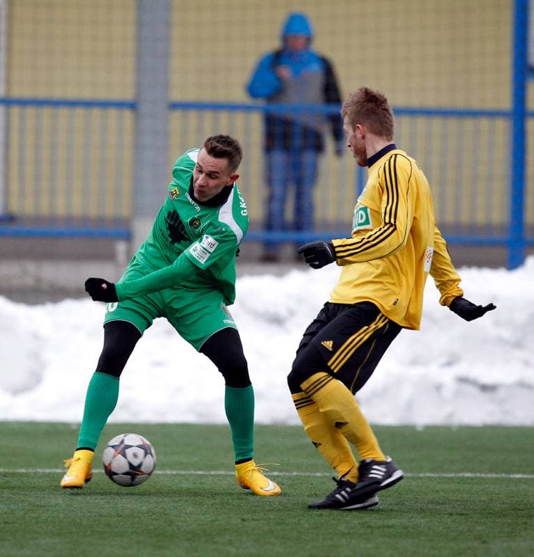 Football. Friendly Match. GKS Katowice - MFK Karvina. 06.02.2015