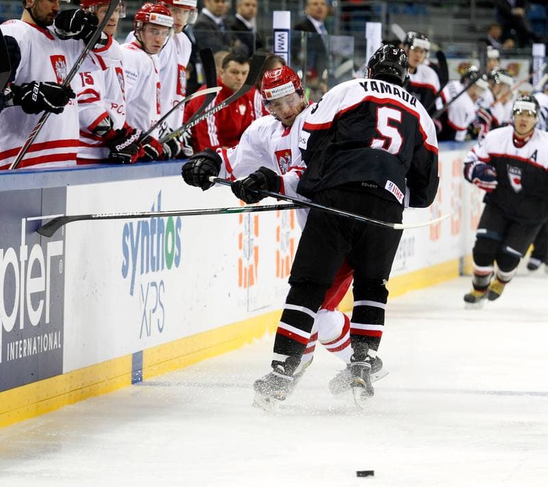 Ice Hockey. IIHF World Championship Division 1A. Poland - Japan. 20.04.2015