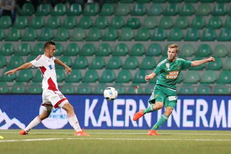 Football. UEFA Europa League. AS Trencin - Rapid Wien. 18.08.2016
