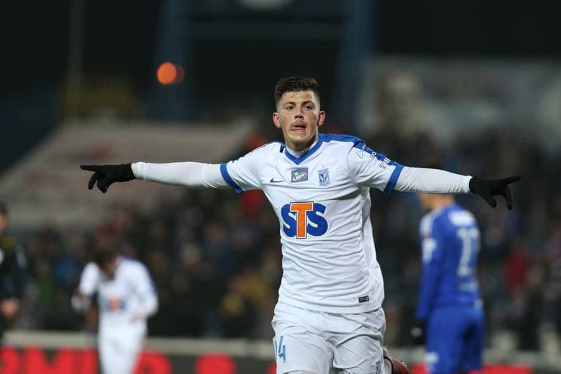 Football. Lotto Ekstraklasa. Ruch Chorzow - Lech Poznan. 04.11.2016