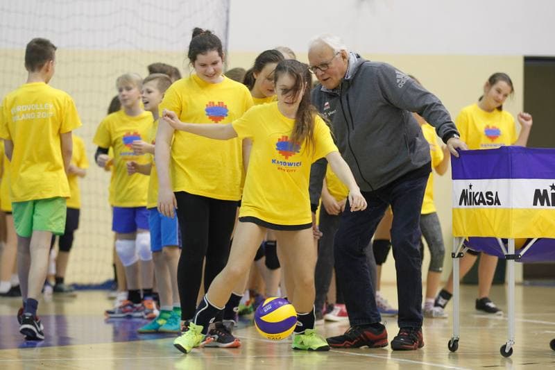 Volleyball. European Championship. Promotional Action. 05.12.2016