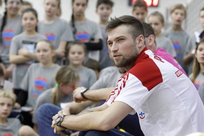 Volleyball. European Championship. Promotional Action. 05.12.2016