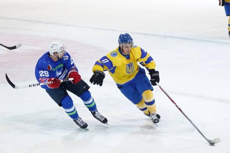 Ice Hockey. Euro Ice Hockey Challenge. Ukraine - Slovenia. 11.02.2017