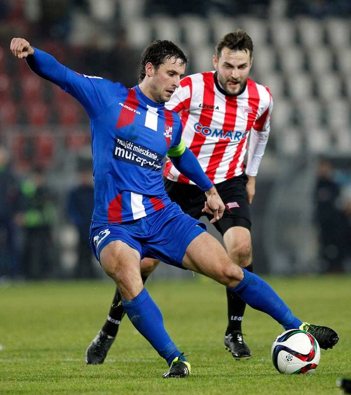 Football. PKO BP Ekstraklasa. Cracovia Krakow - Podbeskidzie Bielsko Biala. 02.12.2015