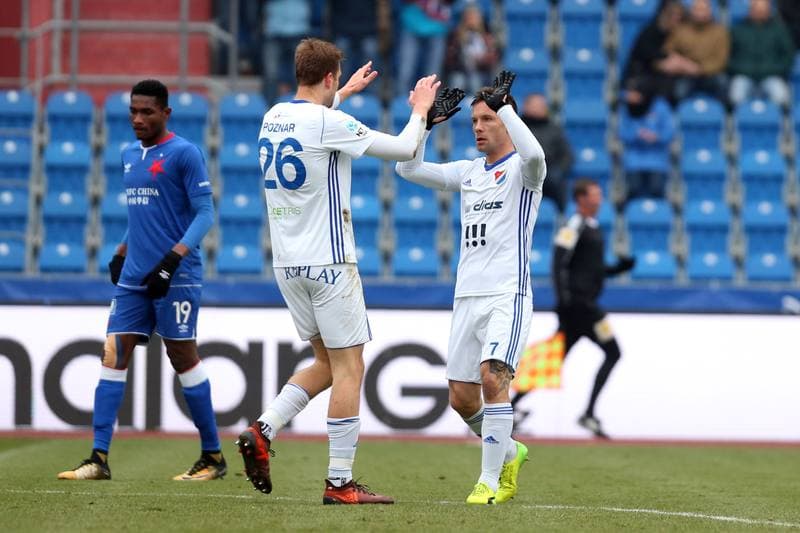 Football. Sparing. Banik Ostrava - Slavia Prague. 10.02.2018