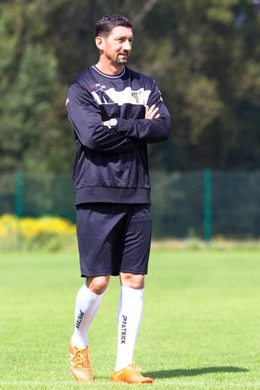 Football. Zaglebie Sosnowiec. Training. 21.08.2017