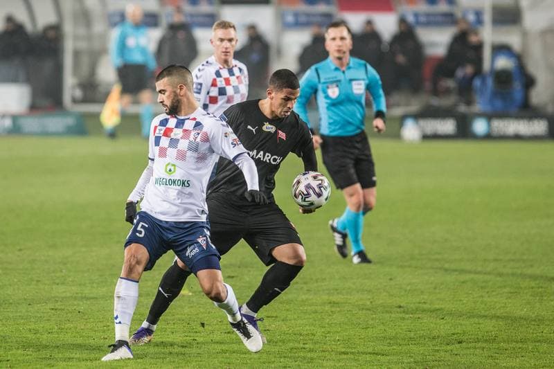 Football. PKO BP Ekstraklasa. Gornik Zabrze - Cracovia Krakow. 12.12.2020