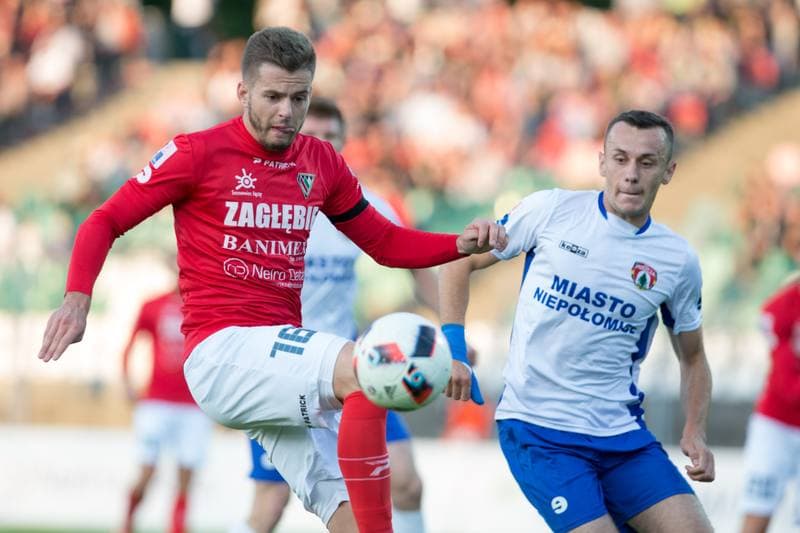 Football. Nice I Liga. Zaglebie Sosnowiec - Puszcza Niepolomice. 23.08.2017
