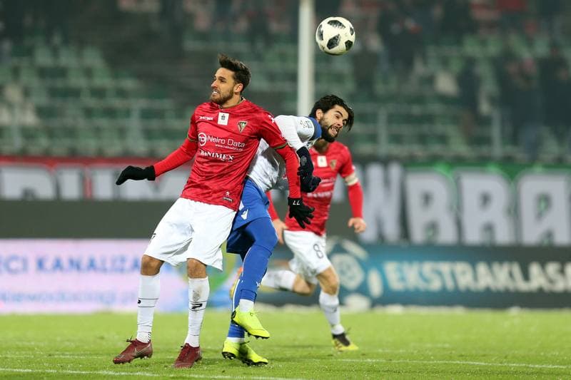 Football. Lotto Ekstraklasa. Zaglebie Sosnowiec - Lech Poznan. 16.12.2018