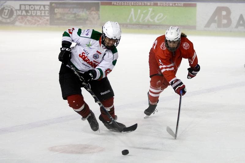 Ice Hockey. Slaska Liga Mlodzikow. UKS Zaglebie Sosnowiec - Reprezentacja Polski Kobiet. 13.09.2018