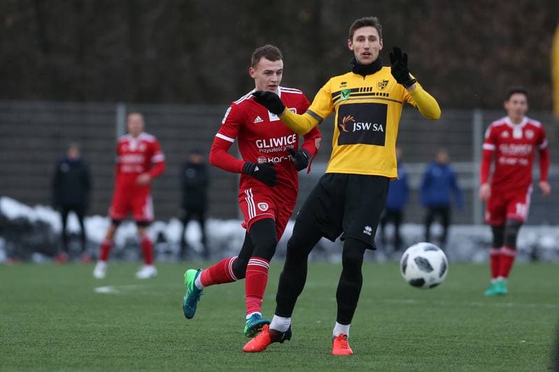Football. Sparing. Piast Gliwice - GKS 1962 Jastrzebie. 18.01.2019