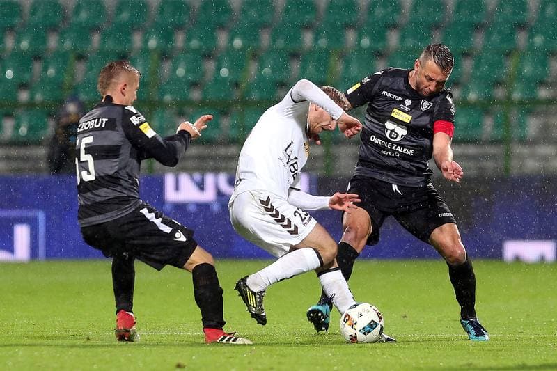 Football. Fortuna I Liga. GKS Katowice - Garbarnia Krakow. 23.10.2018