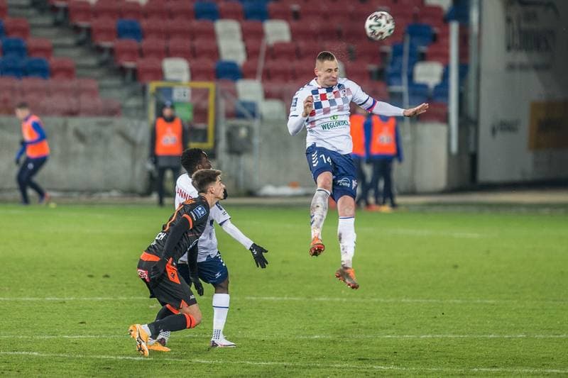 Football. PKO BP Ekstraklasa. Gornik Zabrze - Lech Poznan. 30.01.2021