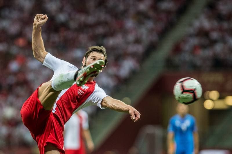 Football. Euro 2020 Qualifiers. Poland - Israel. 10.06.2019