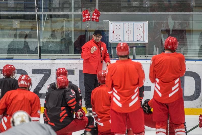 Ice Hockey. Poland national team. Training. 02.05.2021