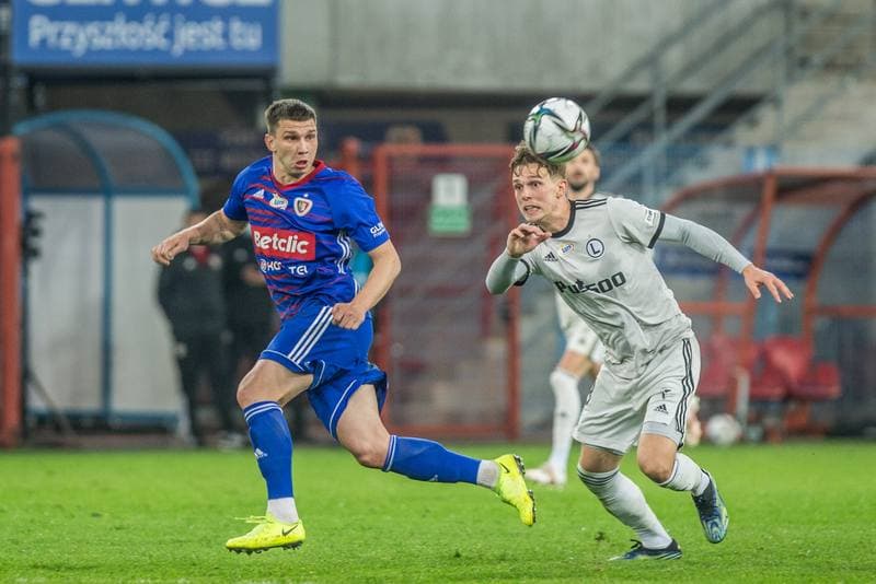 Football. PKO BP Ekstraklasa. Piast Gliwice - Legia Warsaw. 21.04.2021