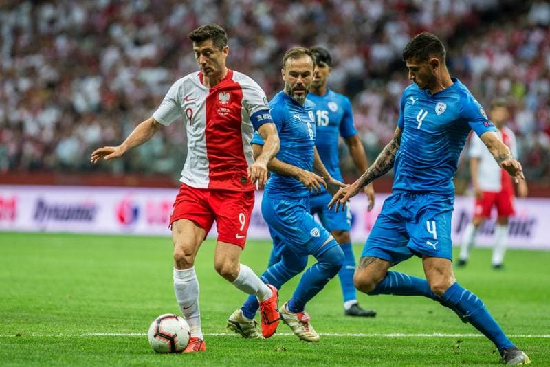 Football. Euro 2020 Qualifiers. Poland - Israel. 10.06.2019