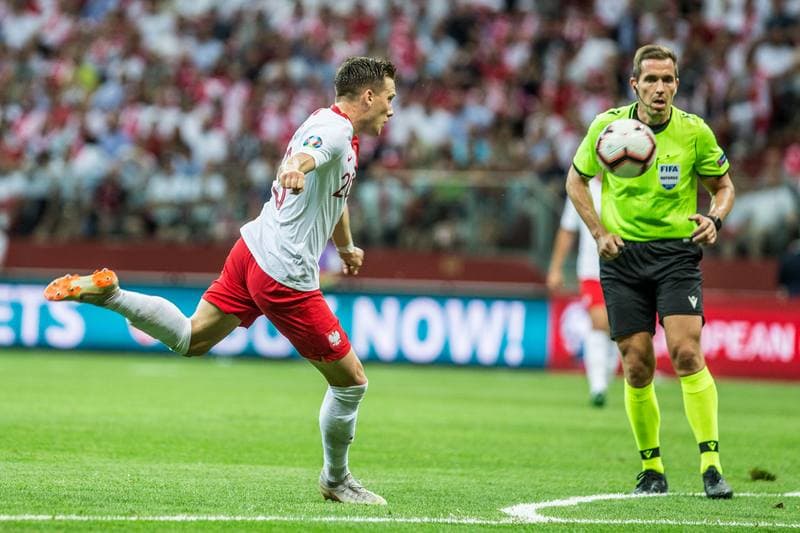 Football. Euro 2020 Qualifiers. Poland - Israel. 10.06.2019
