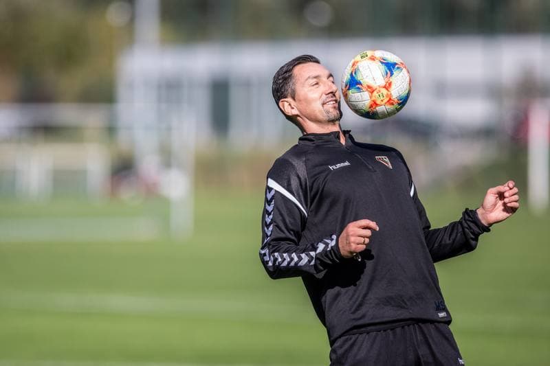Football. Zaglebie Sosnowiec. Training. 01.10.2019