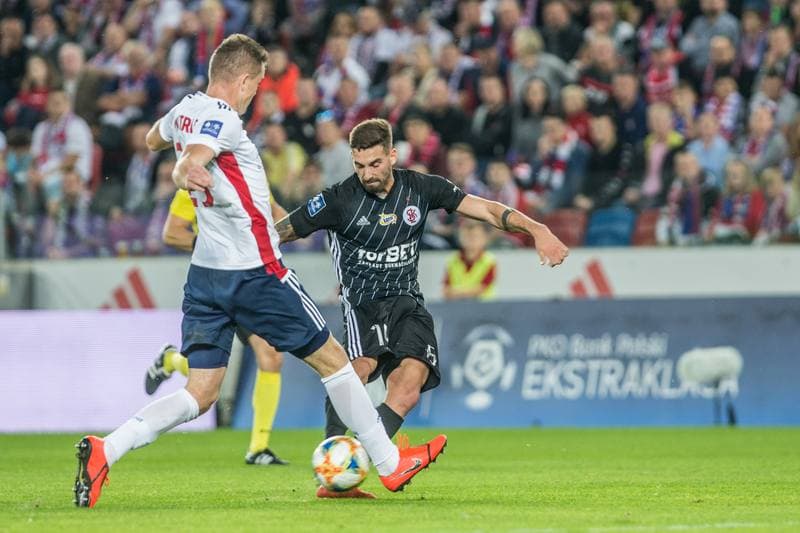 Football. PKO BP Ekstraklasa. Gornik Zabrze - LKS Lodz. 20.10.2019