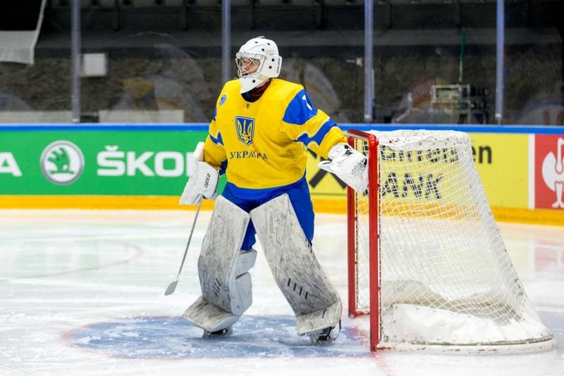 Ice Hockey. World Championship Division 1 Group B. Estonia - Ukraine. 01.05.2022