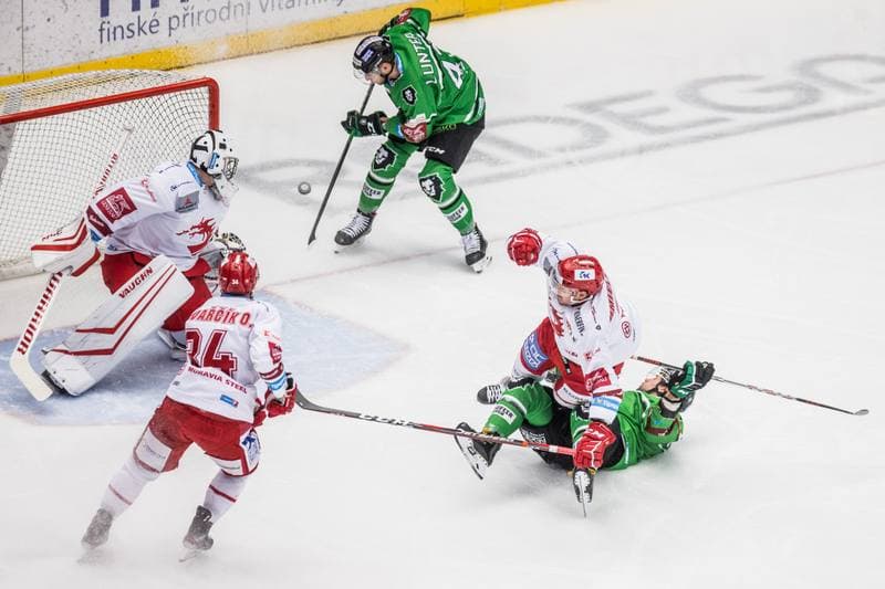 Ice Hockey. Tipsport Extraliga. HC Ocelari Trinec - BK Mlada Boleslav. 12.02.2020
