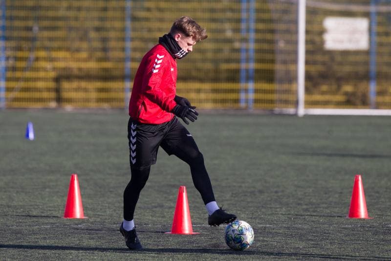 Football. GKS Tychy. Training. 15.01.2020