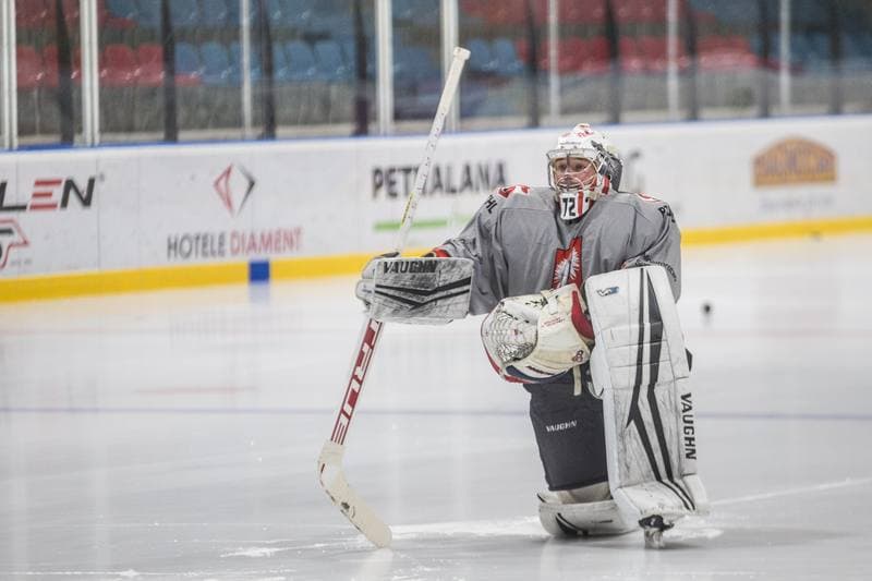 Ice Hockey. Poland national team. Training. 13.12.2021