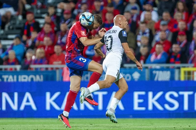 Football. PKO BP Ekstraklasa. Rakow Czestochowa - Puszcza Niepolomice. 03.09.2023