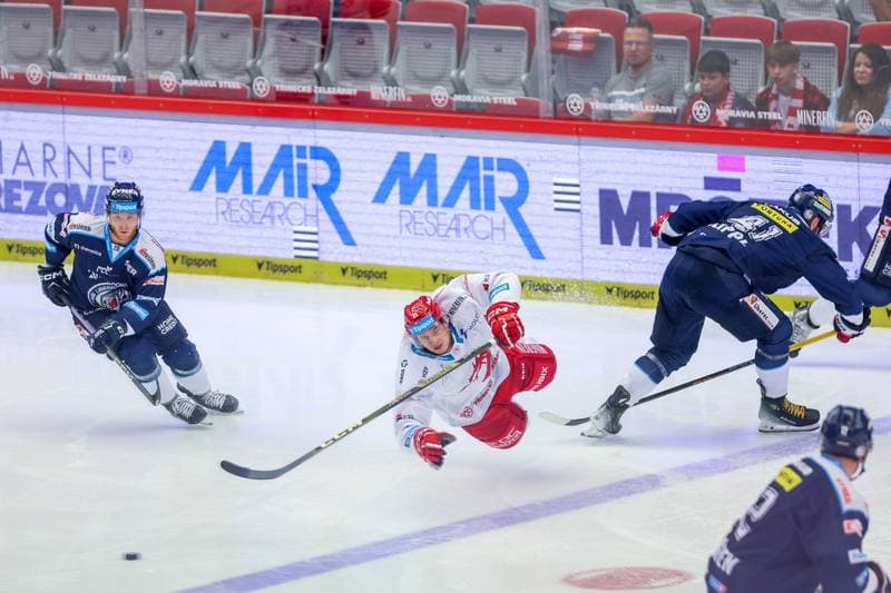 Ice Hockey. Tipsport Extraliga. Ocelari Trinec - Bily Tygri Liberec. 21.09.2023