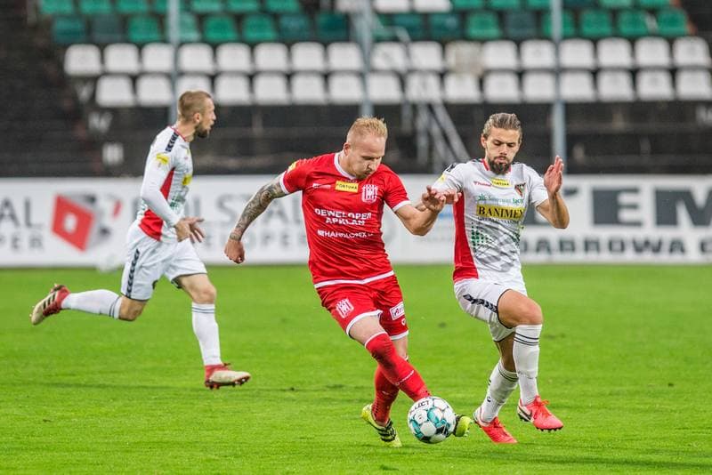 Football. Fortuna I Liga. Zaglebie Sosnowiec - Resovia Rzeszow. 04.11.2020