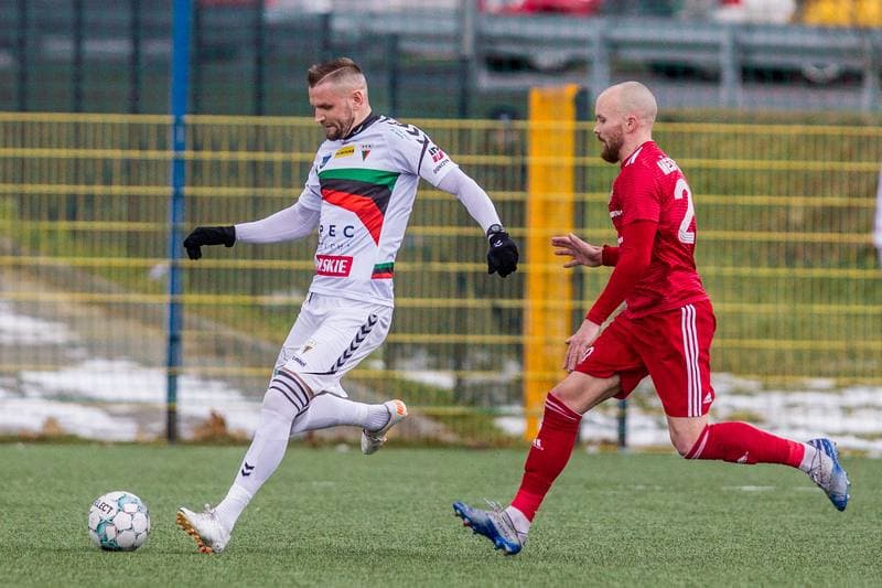 Football. Sparing. GKS Tychy - Fotbal Trinec. 23.01.2021