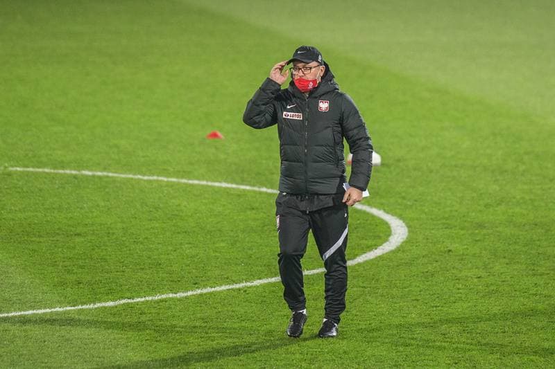 Football. Poland national team. Training. 09.11.2020